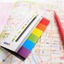 Marker labels, paper, 7x30 sheets, 45x15 mm, STICK N, rainbow colors